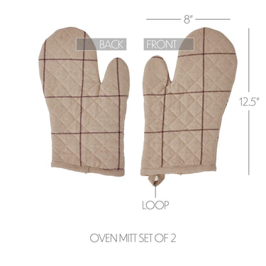 Connell Oven Mitt Set of 2 - The Fox Decor